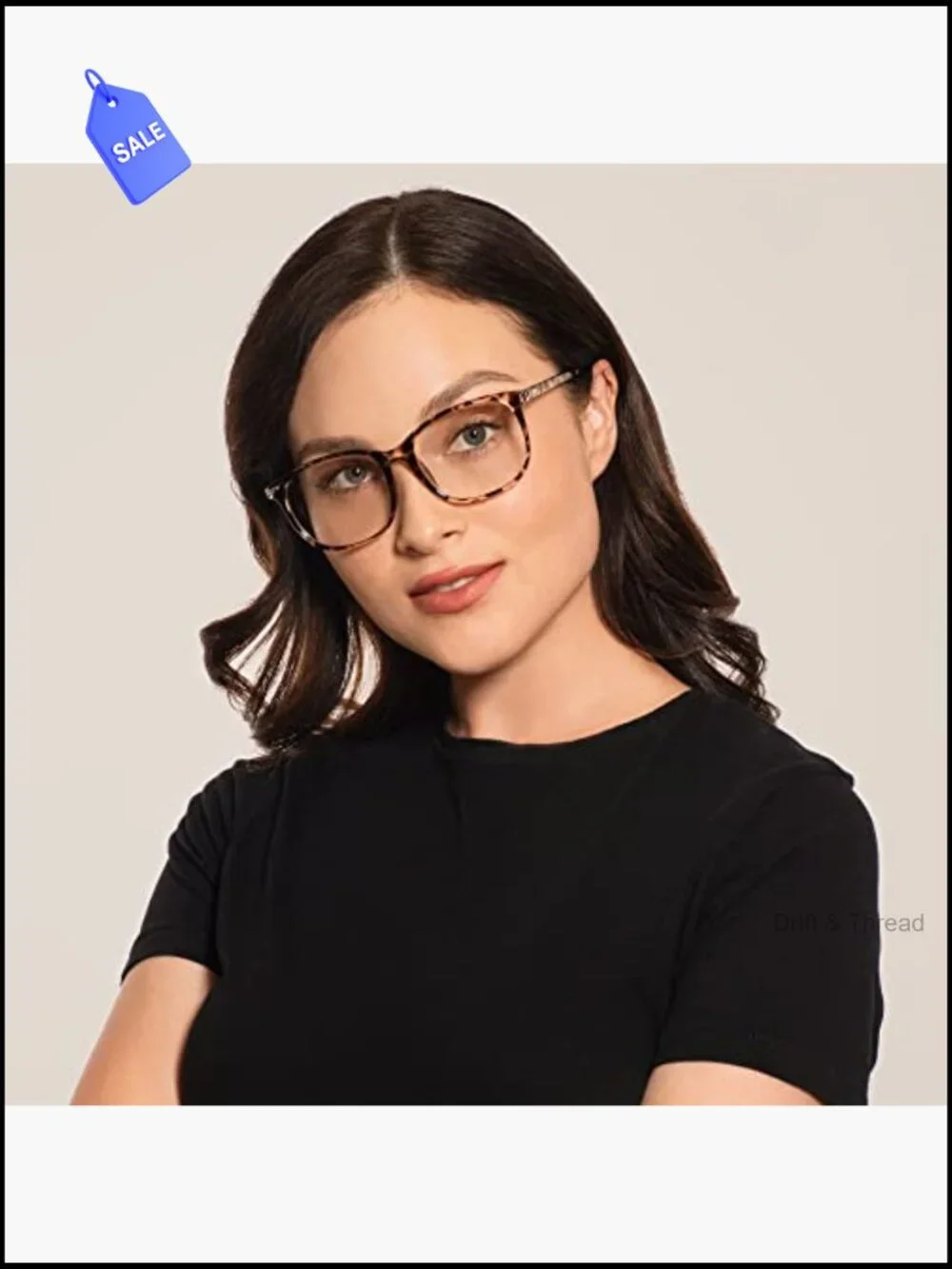 Square Oversize Blue Light Blocking Glasses for Women Men